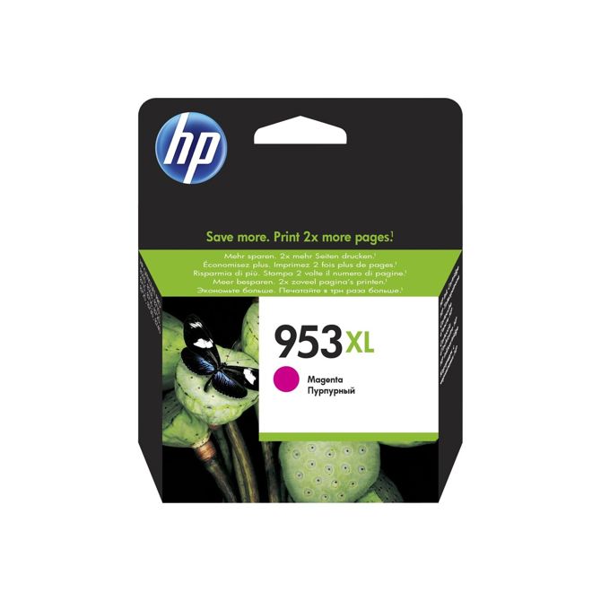 Kartuša HP 953XL, Magenta, 20.5ml, do 1.600 strani (F6U17AE)