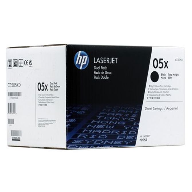HP CE505XD (05XD) črn, originalen toner