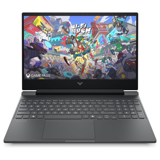 Prenosni računalnik HP Victus 15-fb3470ng, 39,6cm (15,6) FHD 144Hz IPS R7-7445H, 16GB RAM, 512GB SSD, RTX 4050, DE, brez OS, črna