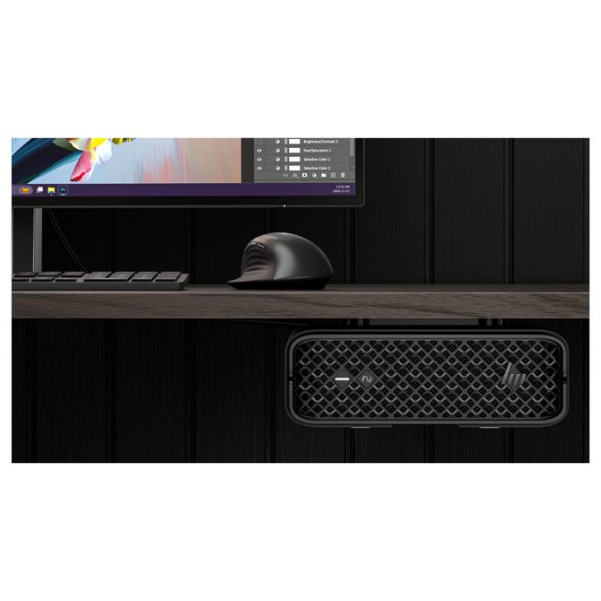 Namizni računalnik HP Z2 Mini G1i Intel Core Ultra 7 265, 32GB RAM, 1TB SSD, NVIDIA RTX A400 4GB, DE. Windows 11 Pro