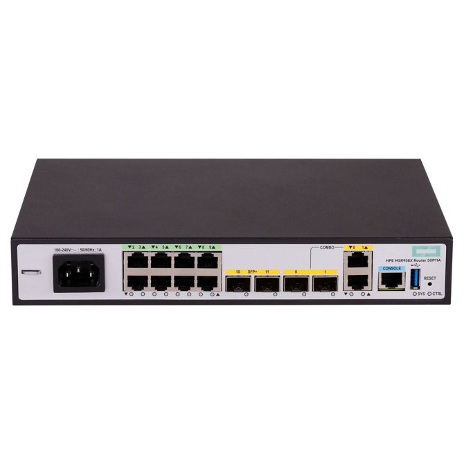 HPE FlexNetwork MSR958X 10GbE in kombinirani usmerjevalnik EU sl