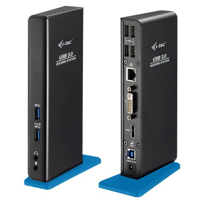 I-TEC USB 3.0 HDMI DVI Gigabit Dual Docking Station