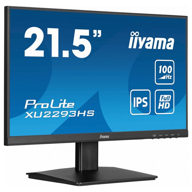 Monitor Iiyama ProLite XU2293HS-B6 54,6 cm (21,5), 1920x1080 (FHD), IPS, 300cd/m2, 16:9 1ms 100Hz HDMI DP zvočnik črn