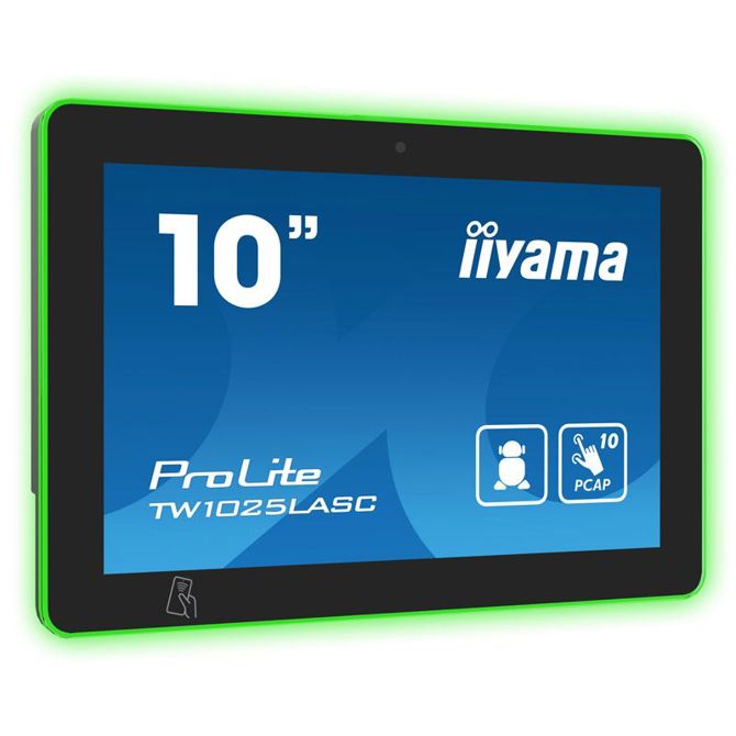 Informacijski / interaktivni monitor IIYAMA ProLite TW1025LASC-B1PNR 25,5cm (10,1) USB/LAN PoE NFC kamera zvočniki Android na dotik