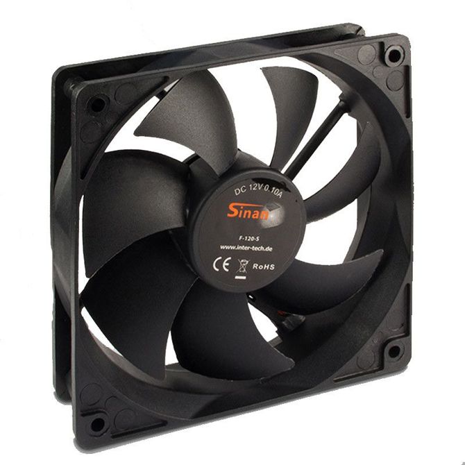 Ventilator INTER-TECH F-120-S 3pin 120mm - bulk pakiranje