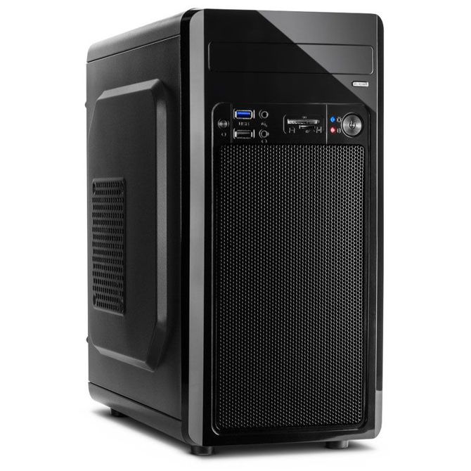 Ohišje microATX INTER-TECH MC-02 (črno)