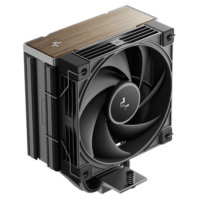 Hladilnik za računalnike DeepCool AK400 G2, 4 bakrene toplotne cevi, 12 cm tih ventilator, podpora Intel/AMD, hidrodinamični ležaj