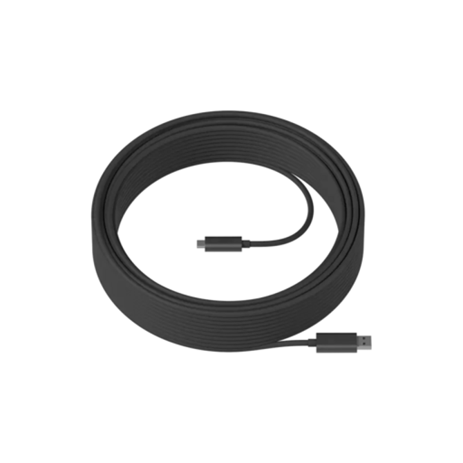Kabel Logitech Strong Cable USB 3.2 Gen2, 45m, grafitni