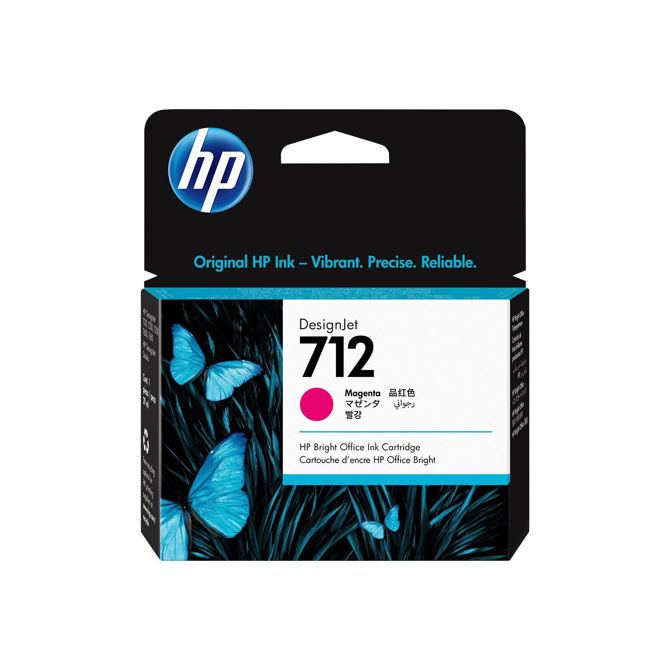 Kartuša s črnilom HP 712, 29 ml, magenta za DesignJet
