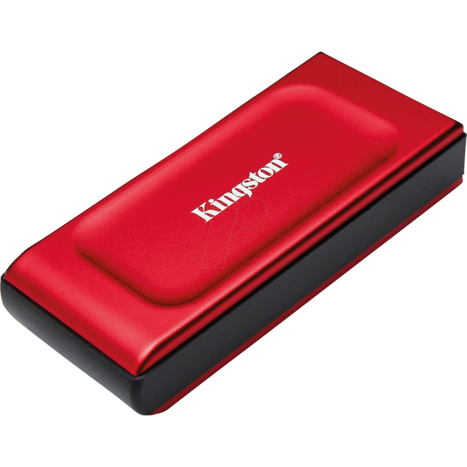 Zunanji SSD disk KINGSTON XS1000R 1TB SSD Pocket-Sized USB 3.2 Gen 2 External Solid State Drive Red