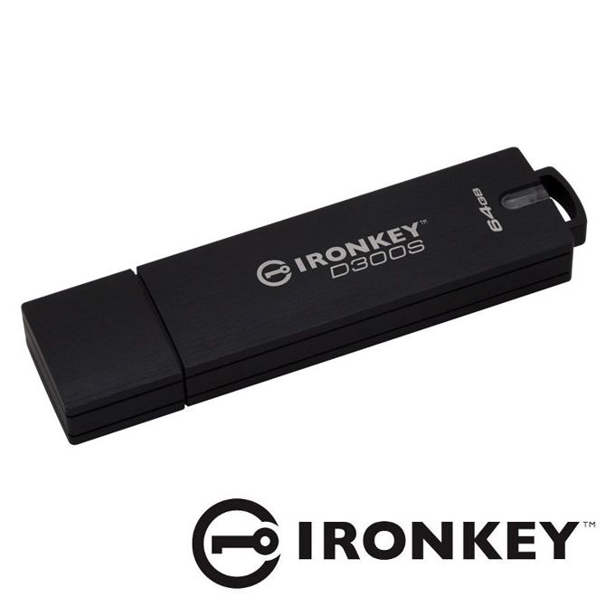 KINGSTON IronKey D300 Serialised Standard 64GB USB 3.1 Gen 1 (IKD300S/64GB) USB ključ
