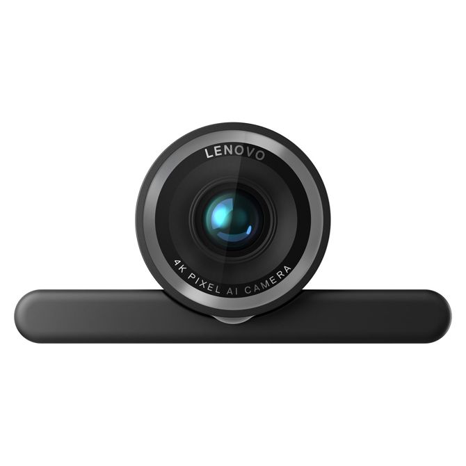 Spletna kamera LENOVO 4K Pro, nastavljivo vidno polje 4K, smerni mikrofon 90/78/65, samodejno ostrenje, HDR, umetna inteligenca, kadriranje/obraz, snemljiv kabel USB-C/A 1,5 m