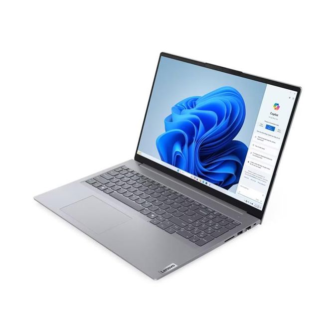 Prenosnik Lenovo ThinkBook 16 G7, Intel Ultra 7-155H/32 GB/SSD 1 TB NVMe/40,6 cm (16), WUXGA 300 niti/BrezOS, siv (21MS0051SC)