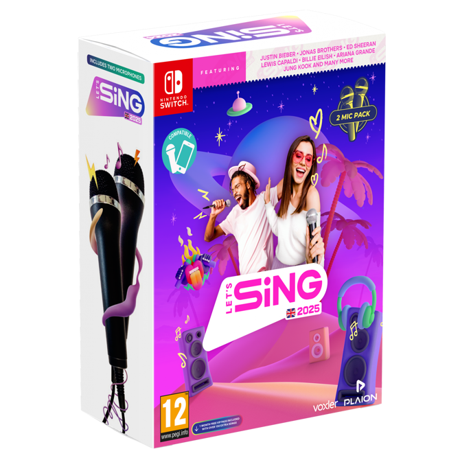 Let's Sing 2025 - Double Mic Bundle (Nintendo Switch)
