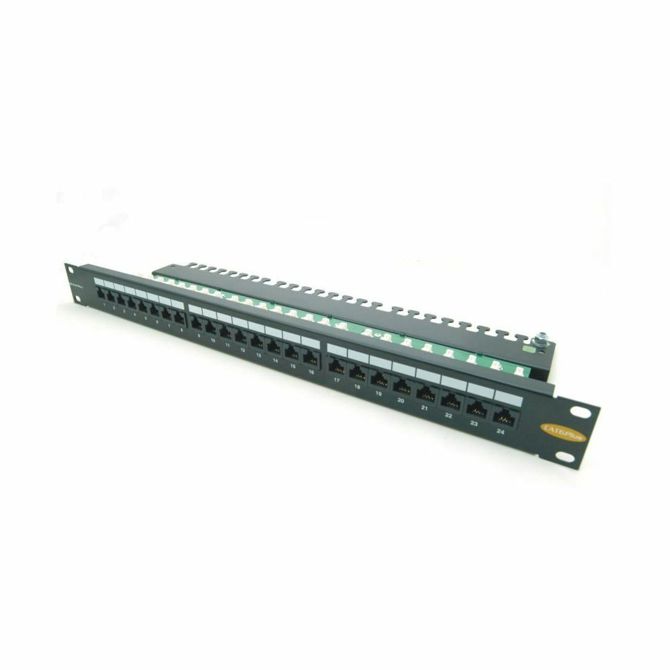 Leviton panel CAT.6+ UTP 24-port C6CPNLU24012M