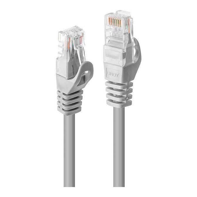 LINDY patch kabel Cat5e U/UTP siv 2,00 m