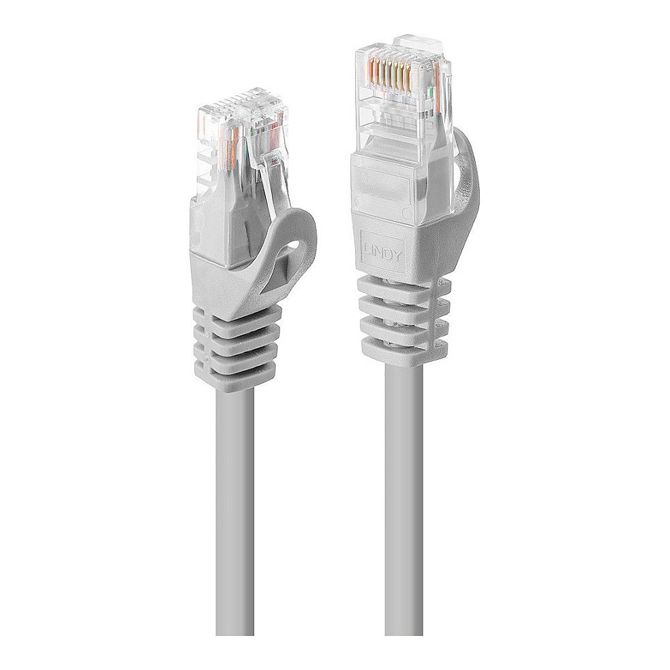 LINDY patchkabel Cat6 U/UTP Basic siv 3,00 m