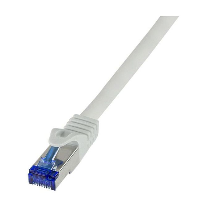 Logilink patchkabel Ultraflex, Cat.6A, S/FTP, siv, 0,5 m
