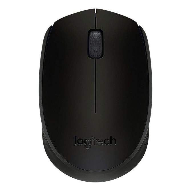 Miška Logitech B170 brezžična črna