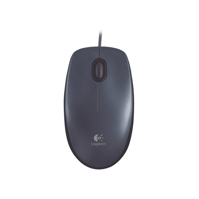 Logitech optična miška M100 - črna