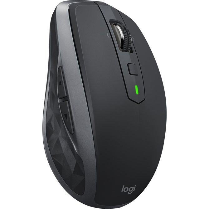 Miška Logitech MX Anywhere 2S laserska miška 7 gumbov brezžična 2,4 GHz Bluetooth 4.0 LE USB Unifying sprejemnik grafit
