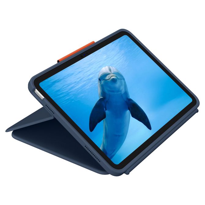 Logitech Rugged Combo 4 Touch za iPad 10. generacije, klasično modra (DE)