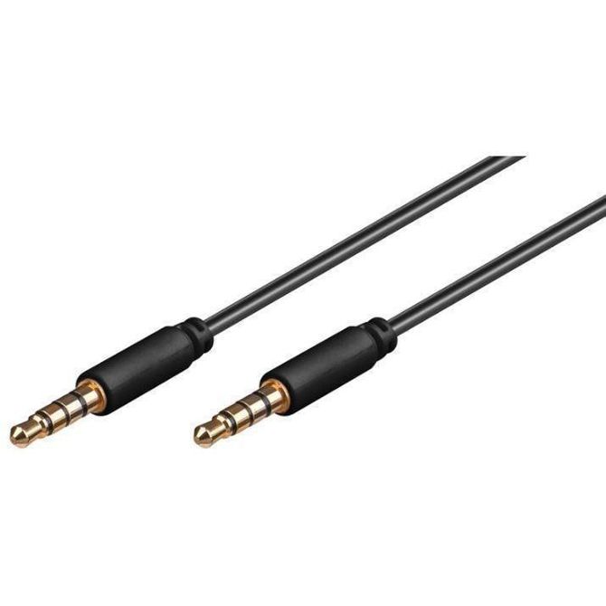MicroConnect Kabel minijack 1,5m 3.5mm (4-pin, stereo)