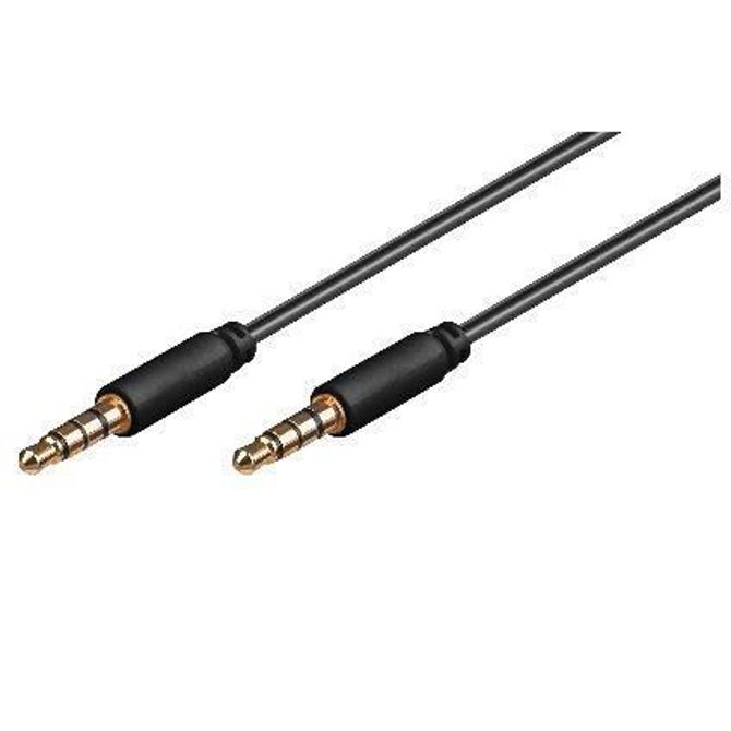 MicroConnect Kabel minijack 3m 3.5mm (4-pin, stereo)