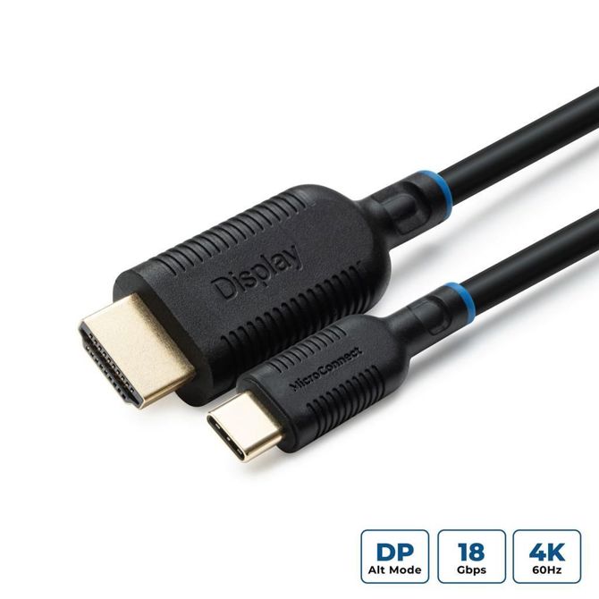 MicroConnect Kabel USB-C - HDMI  5m