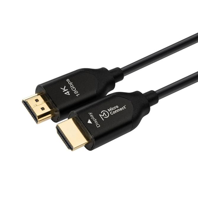 MicroConnect Premium optični kabel HDMI 2.0, 20m 4K60Hz, 18Gbps, 4:4:4, AOC