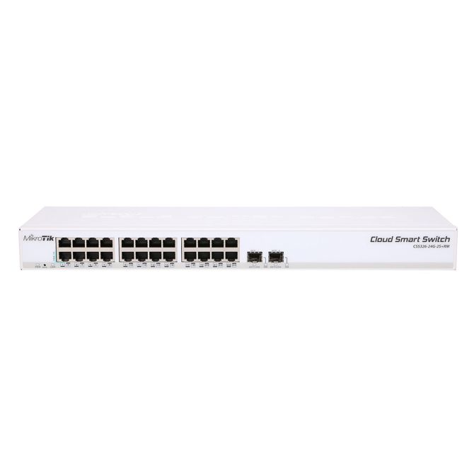 MikroTik CRS326-24G-2S+RM | Switch | 24x RJ45 1000Mb/s, 2x SFP+