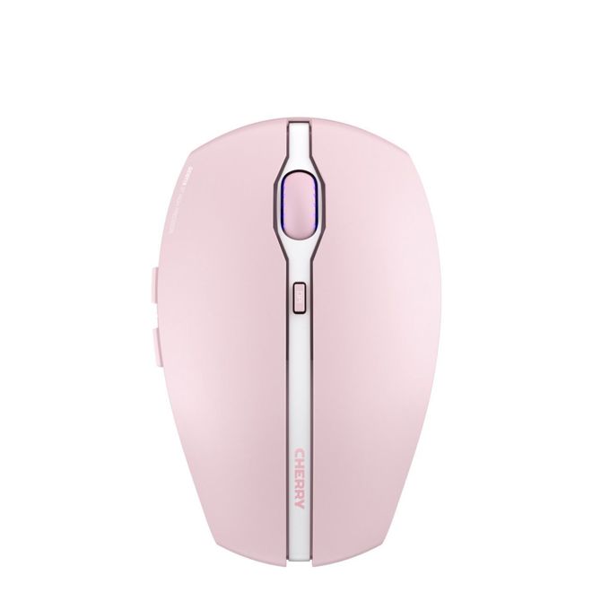 Miška Cherry JW-7500-19 Bluetooth 5.0, 1000/2000 DPI, podpora za več naprav, ergonomska, roza