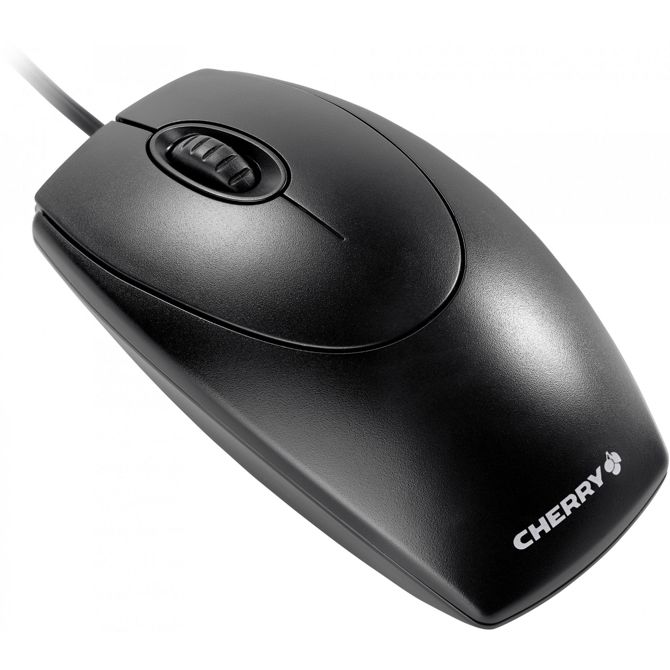 Miška Cherry M-5450 optična, žična, 1000 dpi, ergonomska, črna