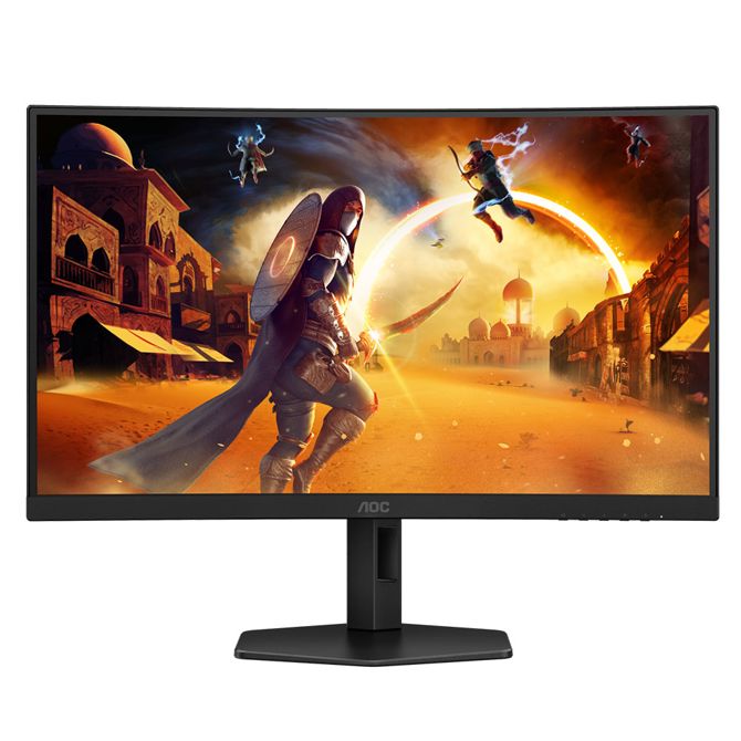 Monitor AOC C27G4ZXU 68,5 cm (27-palčni), FullHD, Fast-VA, ukrivljen, 1920 x 1080, 16:9, 300 cd/m², 280 Hz, USB-vozlišče