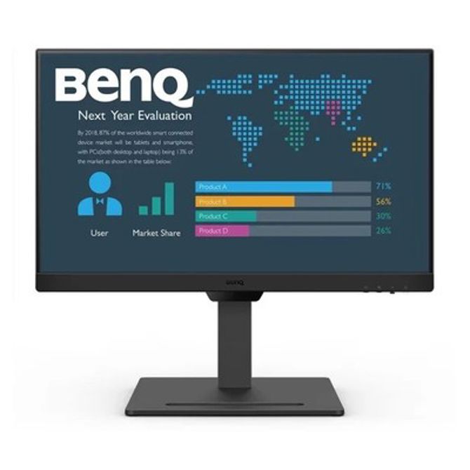 Monitor Benq BL2490T 91 cm (23,8-palčni), FullHD, IPS, 1920 x 1080, 16:9, 250 cd/m², 100 Hz, HDMI, DisplayPort, VESA MediaSync
