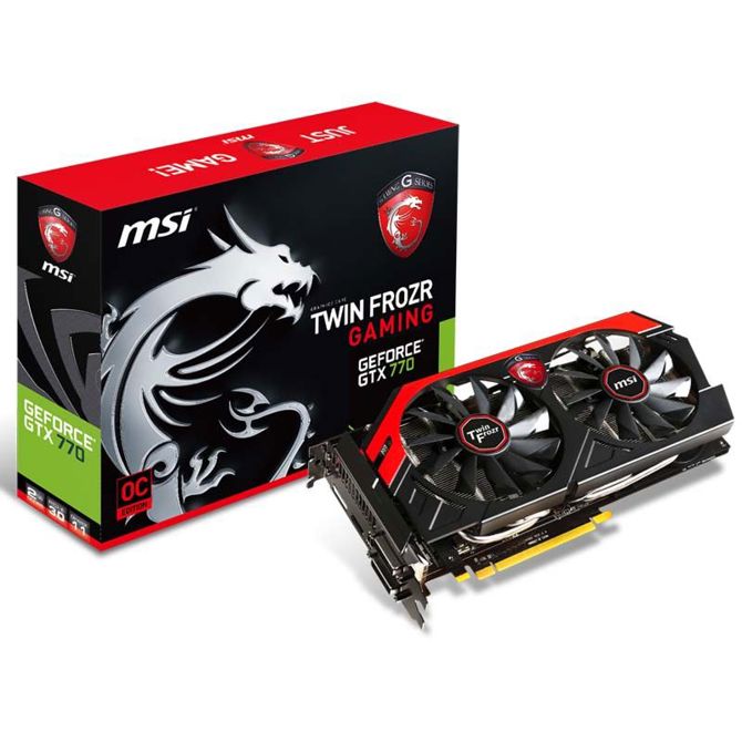 MSI GeForce GTX 770 GAMING TwinFrozr OC 2GB DDR5 (N770 TF 2GD5/OC) grafična kartica