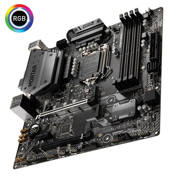 MSI MAG Z390M MORTAR LGA1151 (9th/8th-gen) microATX DDR4 gaming matična plošča