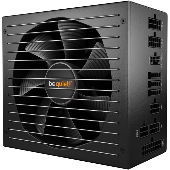 Napajalnik Be quiet! Straight Power 12 Platinum 750W ATX3.0, 80 PLUS Platinum, modularen, 1x 12-pinski grafični priključek, 4x PCIe, črna