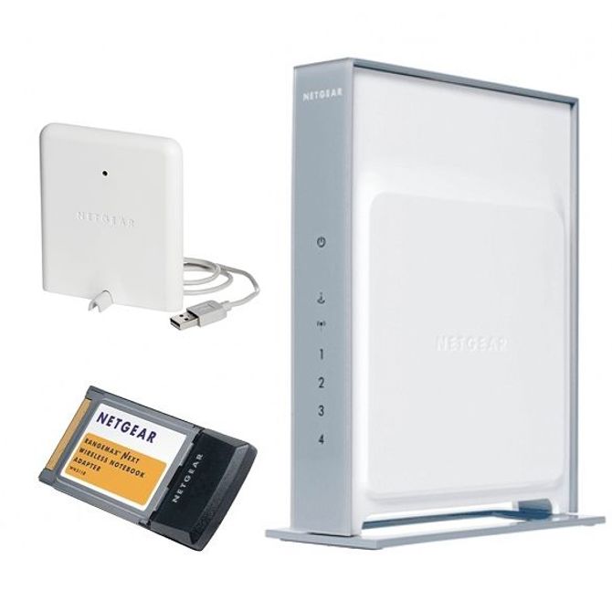 NETGEAR Brezžični N 300Mbps Trio komplet (WNR834B&WN511B&WN121T)