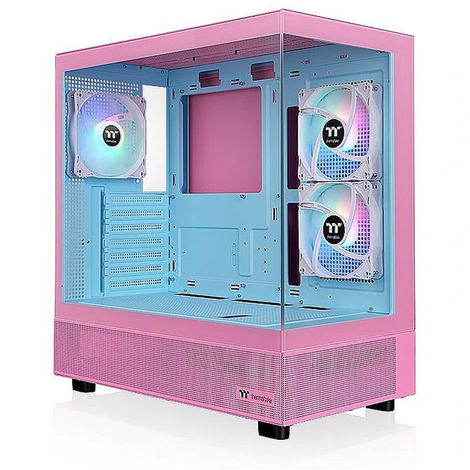 Ohišje za računalnik Thermaltake View 270 Plus TG ARGB (roza, kaljeno steklo x 2)