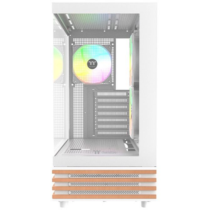 Ohišje za računalnik Thermaltake View 270 Plus WS ARGB (belo/leseno, kaljeno steklo x 2, lesena struktura)
