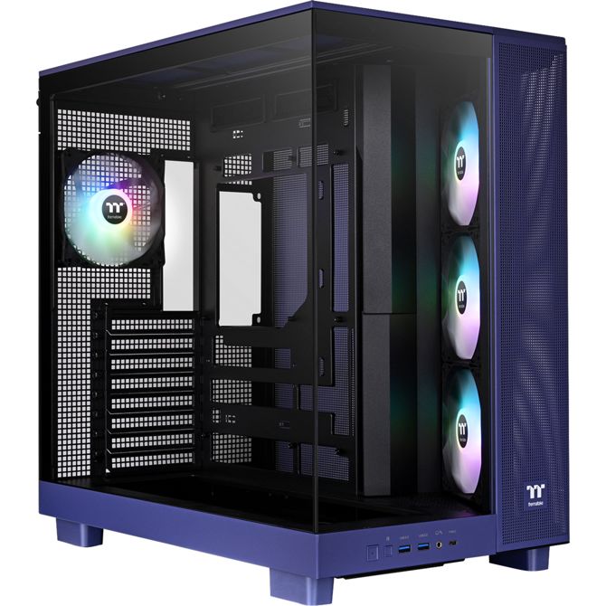 Ohišje za računalnik Thermaltake View 380 XL TG ARGB (vijolično, kaljeno steklo x 2)
