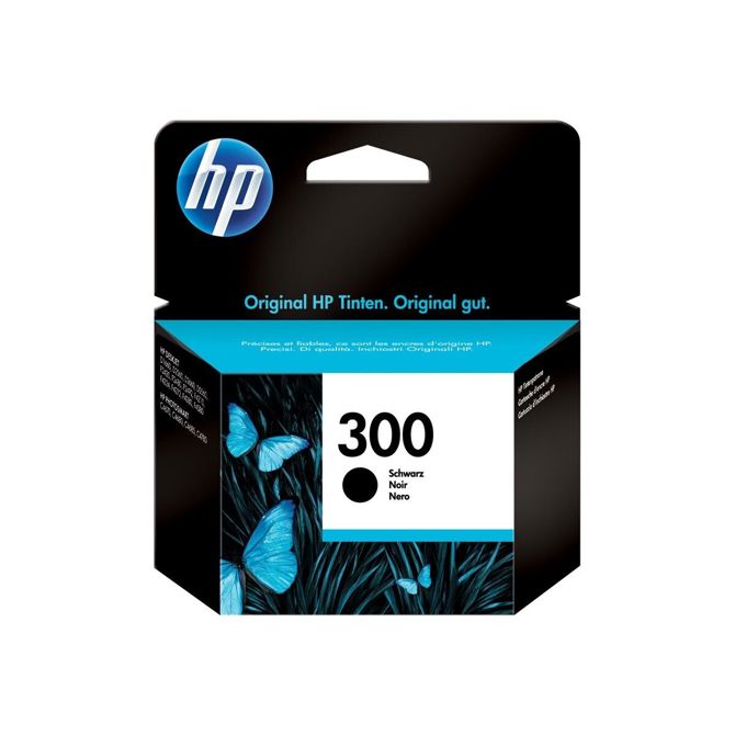 Originalna črnilna kartuša HP 300, črna, standardne zmogljivosti 4 ml, za 200 strani, s črnilom Vivera.