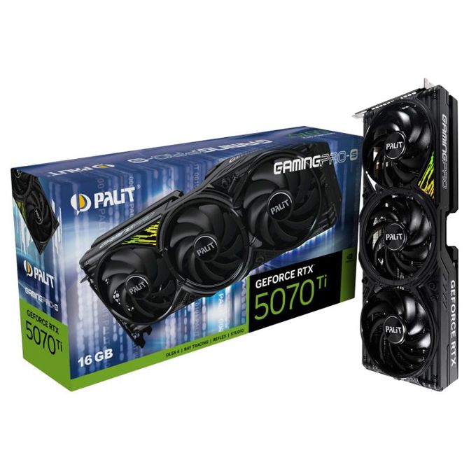 Grafična kartica PALIT GamingPro-S GeForce RTX 5070 Ti 16GB GDDR7 ARGB gaming