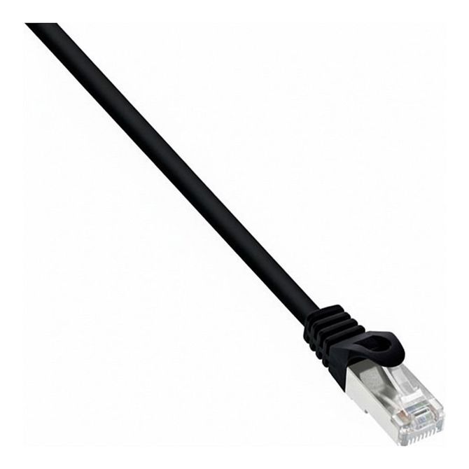 Pačrni kabel CAT5e RJ45 Ž/UTP 0,5 m črne barve