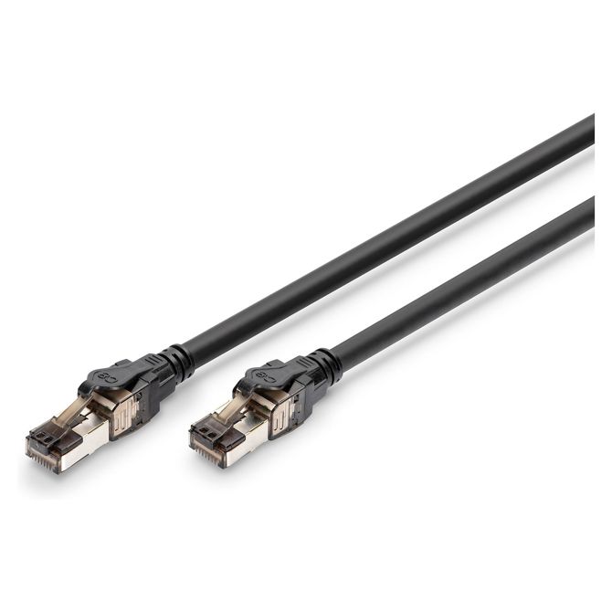Patch kabel CAT 8.1 S/FTP 3,00 m črn