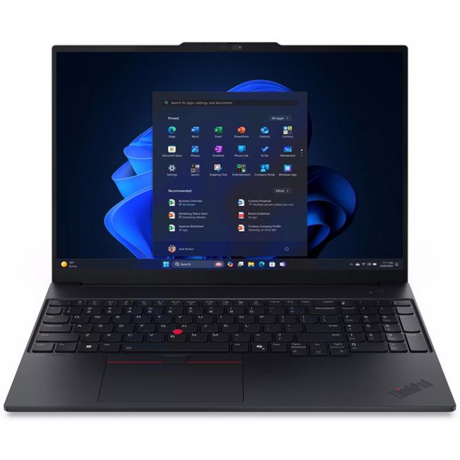 Prenosnik LENOVO ThinkPad E16 G3 Intel Core Ultra 5 225U 16inch WUXGA 16GB 512GB UMA W11P Graphite Black 3y
