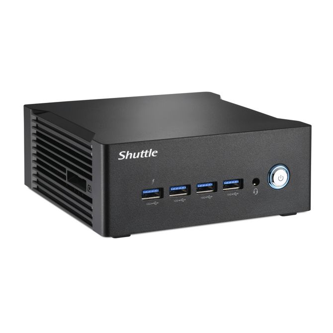 Računalnik Shuttle XPC nano NA10H7 (črn, brez operacijskega sistema)