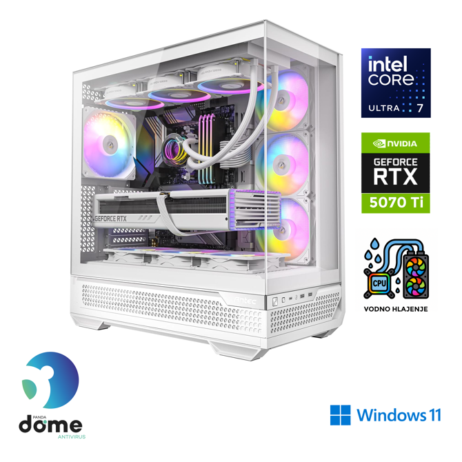 Osebni računalnik ANNI Gamer Elite Intel Ultra 7-265KF/64GB/SSD 2TB NVMe/RTX 5070 Ti/Win11Home