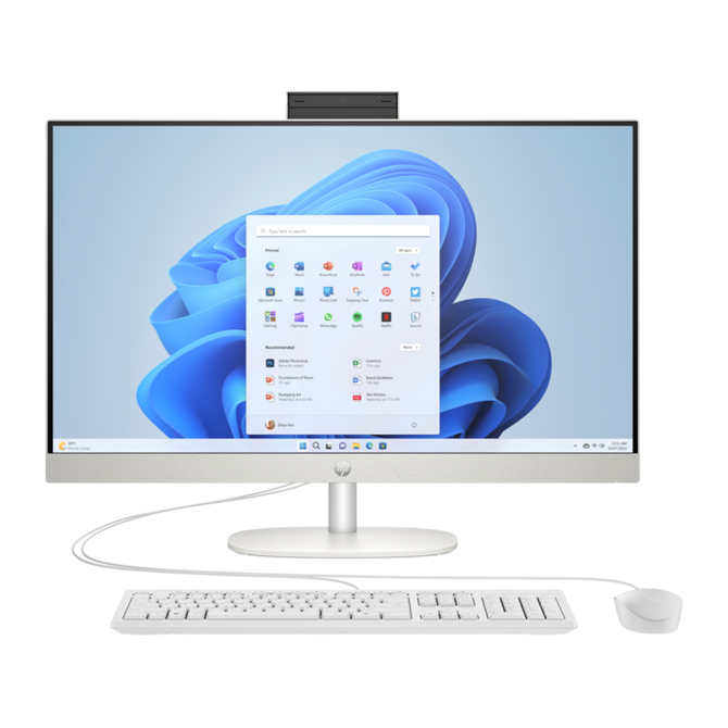Računalnik HP All-in-One 27-cr0042nf | R5 7000s | 16 GB / AMD Ryzen™ 5 / RAM 16 GB / SSD Disk